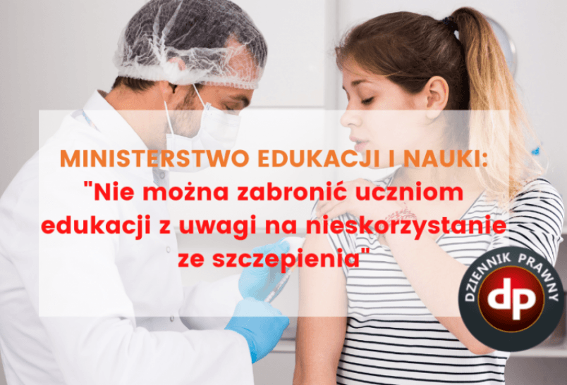 Nikt nie może zabronić nauki uczniom niezaszczepionym