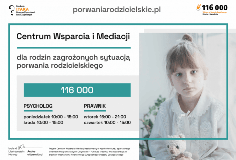 Centrum Wsparcia i Mediacji pomoże rodzicom w konflikcie