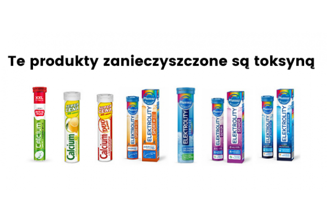 Tabletki musujące i elektrolity natychmiastowo wycofane ze sprzedaży Tabletki musujące i elektrolity natychmiastowo wycofane ze sprzedaży