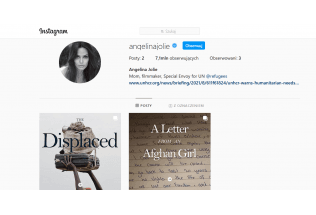 Instagram bronią przeciwko łamaniu praw kobiet? Przypadek Angeliny Jolie