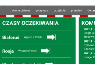 Gdzie sprawdzić czas oczekiwania na przejściach granicznych z Białorusią?